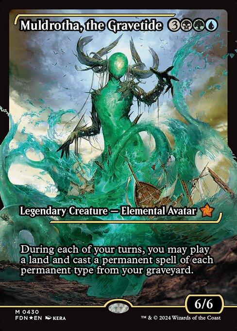 [Foil] FDN 430 Muldrotha, the Gravetide (0430 - Japan Showcase) M