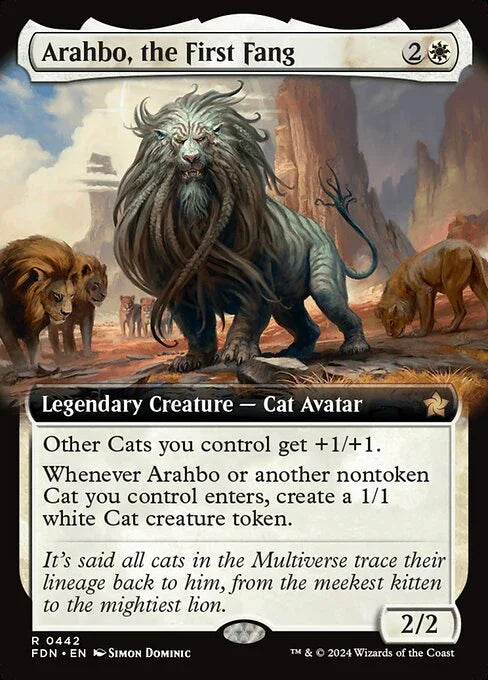 [Foil] FDN 442 Arahbo, the First Fang (0442 - Extended Art) R