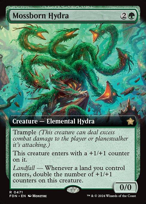 FDN 471 Mossborn Hydra (0471 - Extended Art) R