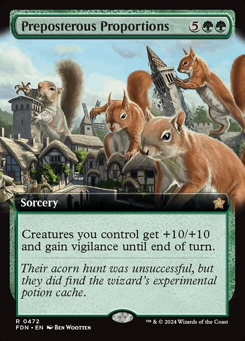 [Foil] FDN 472 Preposterous Proportions (0472 - Extended Art) R