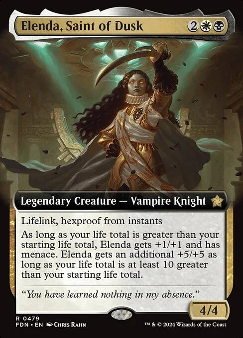 FDN 479 Elenda, Saint of Dusk (0479 - Extended Art) R