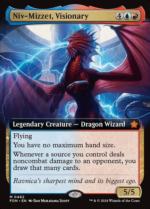 FDN 482 Niv-Mizzet, Visionary (0482 - Extended Art) M