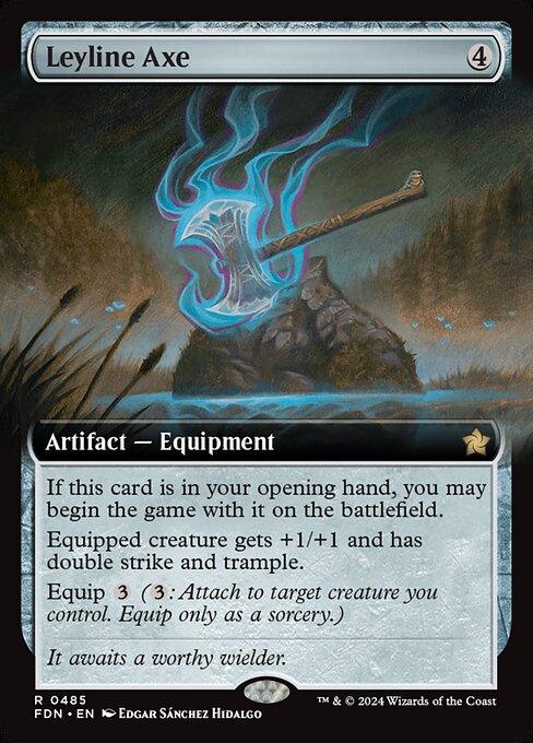 FDN 485 Leyline Axe (0485 - Extended Art) R