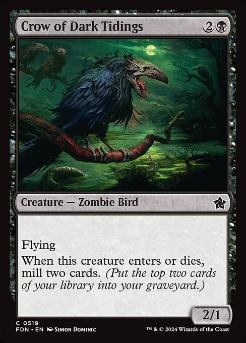 FDN 519 Crow of Dark Tidings C