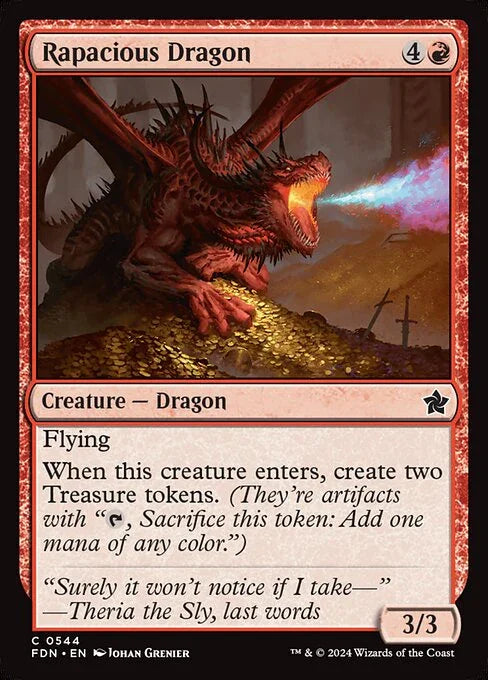 FDN 544 Rapacious Dragon C