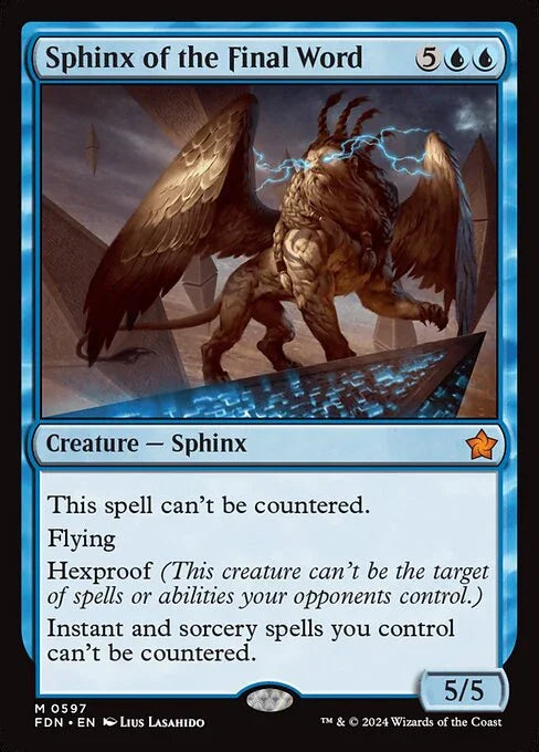 FDN 597 Sphinx of the Final Word M