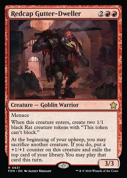 FDN 631 Redcap Gutter-Dweller R