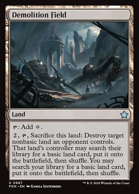FDN 687 Demolition Field