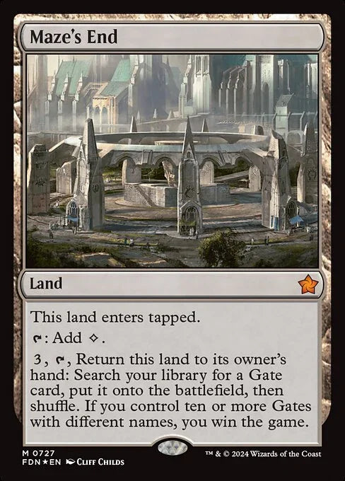 [Foil] FDN 727 Maze's End M