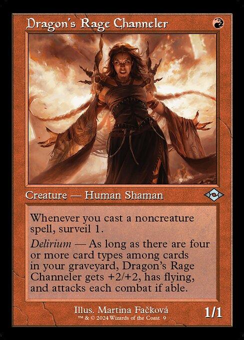[Foil] H2R 009 Dragon's Rage Channeler (0009 - MH3 Retro Frame) U