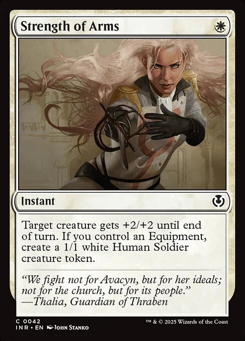 [Foil] INR 042 Strength of Arms C