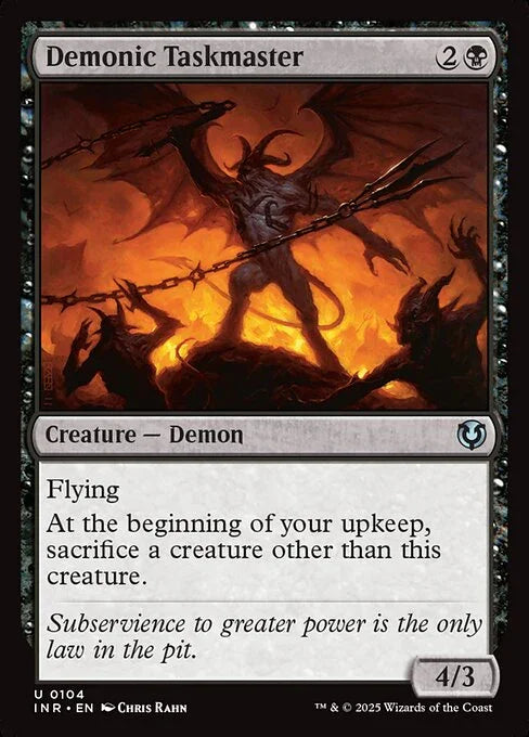 INR 104 Demonic Taskmaster U