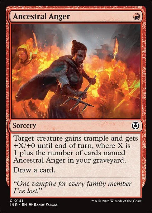 [Foil] INR 141 Ancestral Anger C