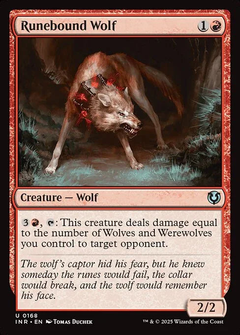 INR 168 Runebound Wolf U