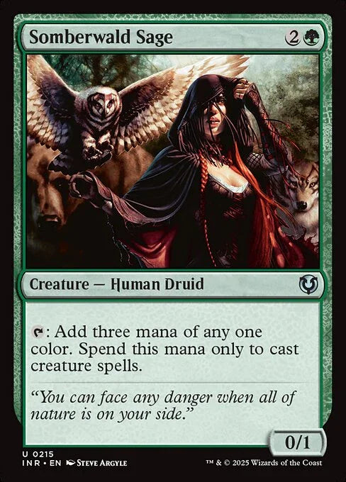 [Foil] INR 215 Somberwald Sage U
