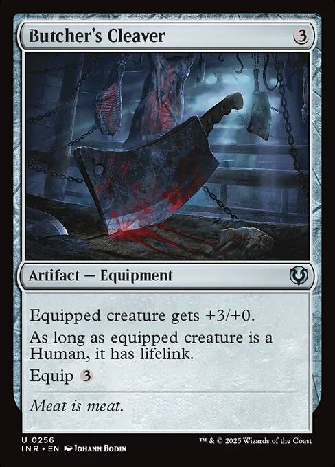 [Foil] INR 256 Butcher's Cleaver U