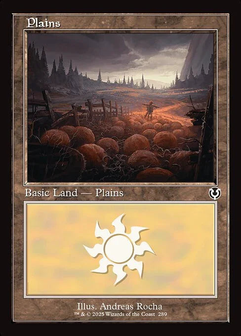 [Foil] INR 289 Plains (0289 - Retro Frame) L