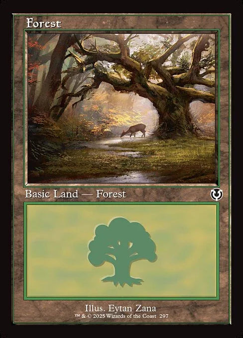 [Foil] INR 297 Forest (0297 - Retro Frame) L