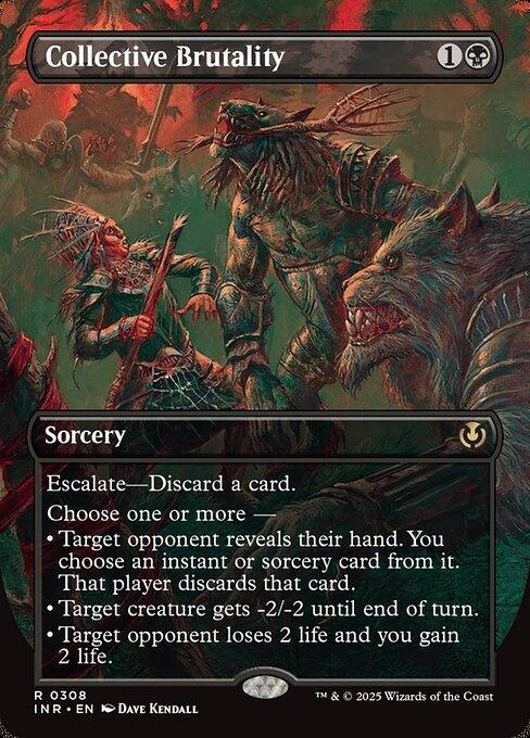 [Foil] INR 308 Collective Brutality (0308 - Borderless) R