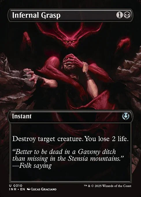 [Foil] INR 310 Infernal Grasp (0310 - Borderless) U