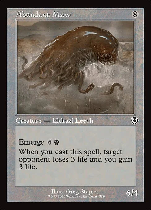 [Foil] INR 329 Abundant Maw (0329 - Retro Frame) C