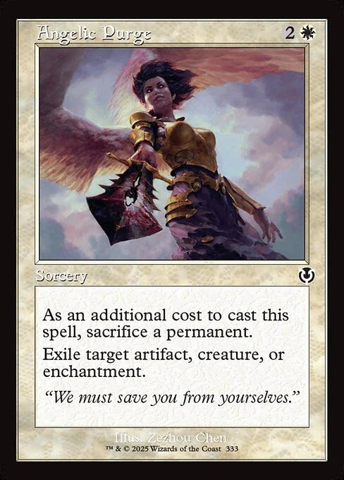 [Foil] INR 333 Angelic Purge (0333 - Retro Frame) C