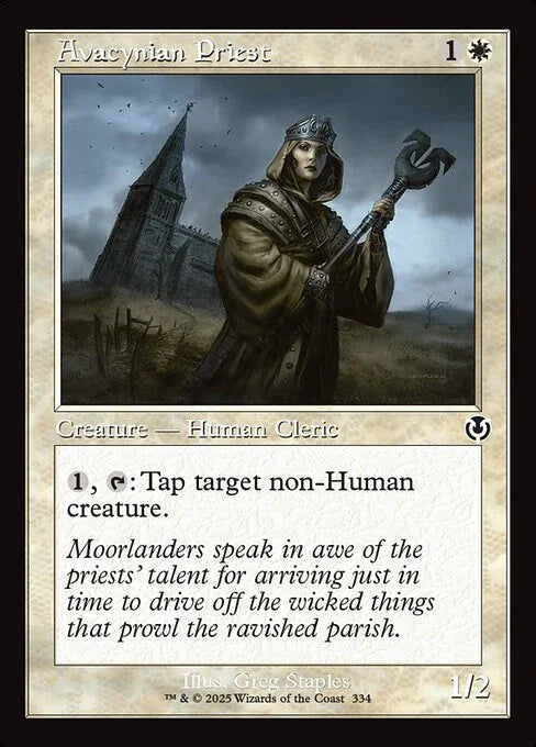 [Foil] INR 334 Avacynian Priest (0334 - Retro Frame) C