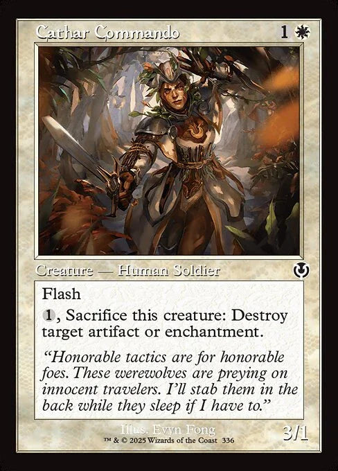 [Foil] INR 336 Cathar Commando (0336 - Retro Frame) C