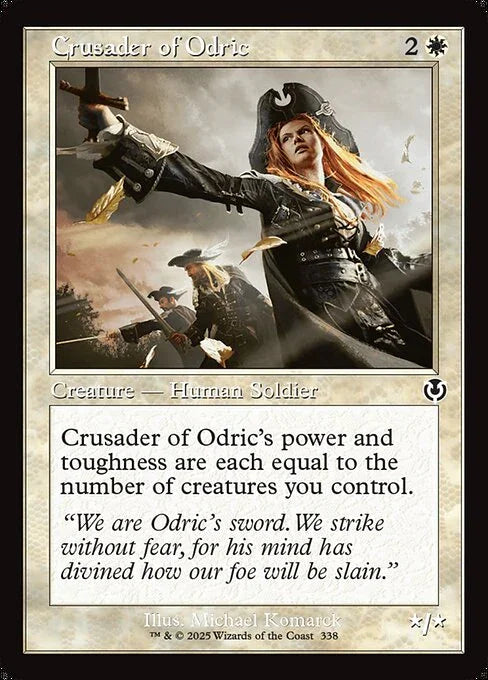 [Foil] INR 338 Crusader of Odric (0338 - Retro Frame) C