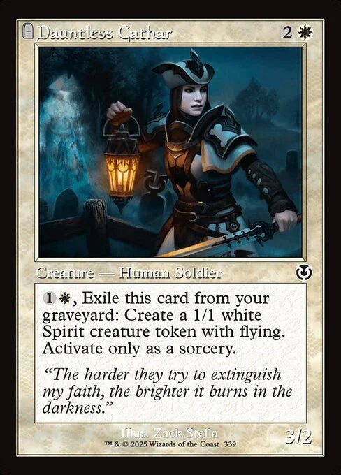 [Foil] INR 339 Dauntless Cathar (0339 - Retro Frame) C