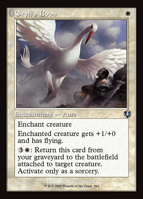 [Foil] INR 342 Gryff's Boon (0342 - Retro Frame) U