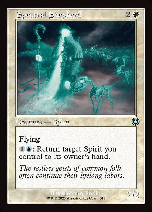 [Foil] INR 349 Spectral Shepherd (0349  - Retro Frame) U