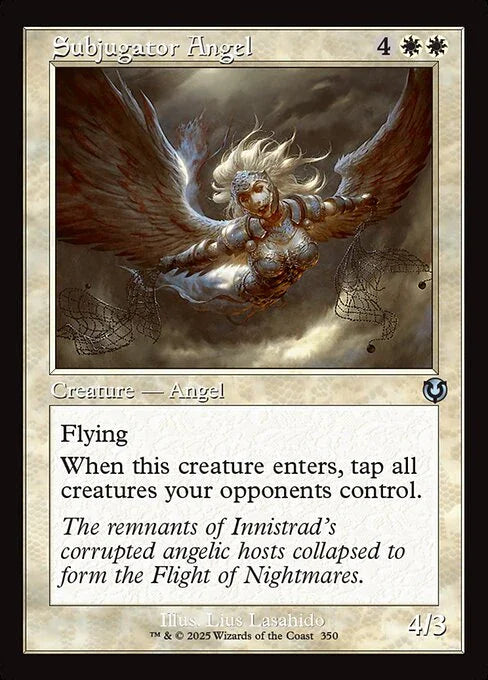 [Foil] INR 350 Subjugator Angel (0350 - Retro Frame) U