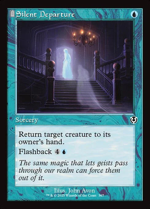 [Foil] INR 367 Silent Departure (0367 - Retro Frame) C