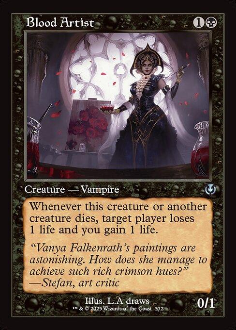[Foil] INR 372 Blood Artist (0372 - Retro Frame) U