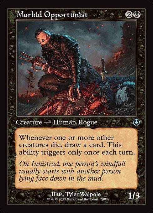 [Foil] INR 388 Morbid Opportunist (0388 - Retro Frame) U