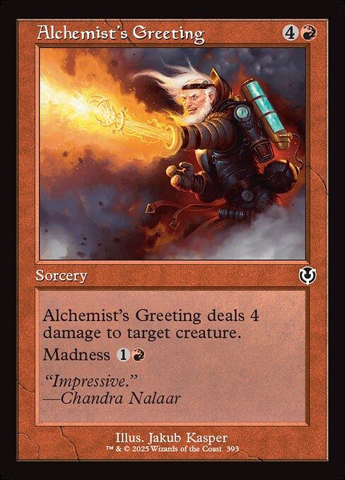 [Foil] INR 393 Alchemist's Greeting (0393 - Retro Frame) C