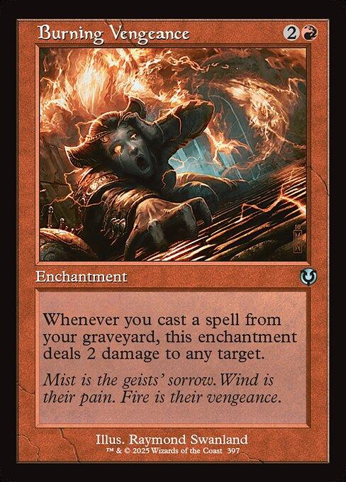 [Foil] INR 397 Burning Vengeance (0397 - Retro Frame) U