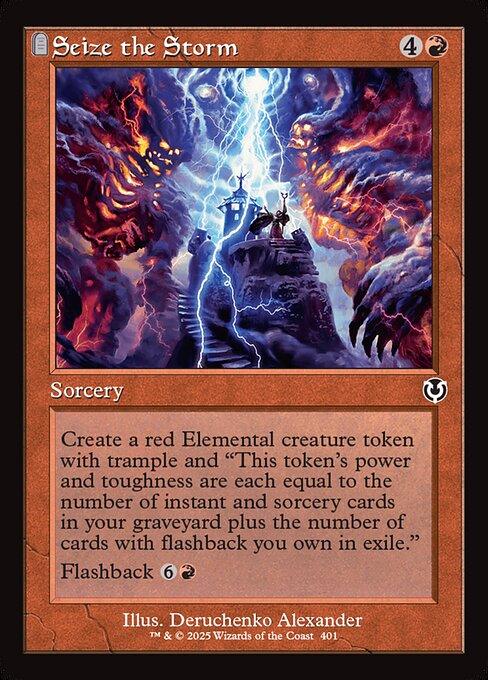 [Foil] INR 401 Seize the Storm (0401 - Retro Frame) C