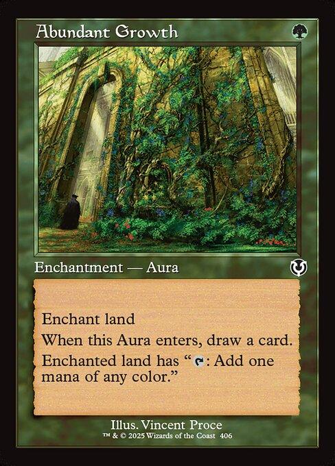 [Foil] INR 406 Abundant Growth (0406 - Retro Frame) C