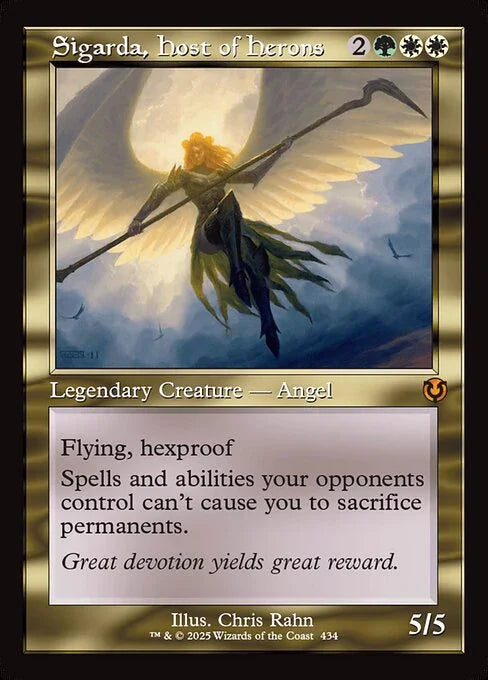 INR 434 Sigarda, Host of Herons (0434 - Retro Frame) M
