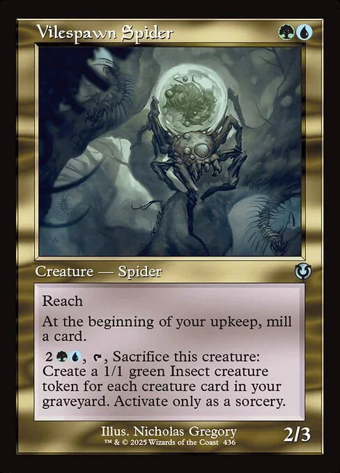 INR 436 Vilespawn Spider (0436 - Retro Frame) U