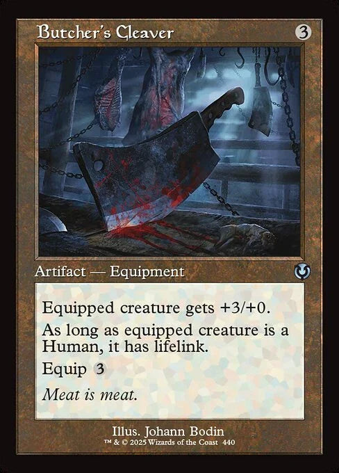 INR 440 Butcher's Cleaver (0440 - Retro Frame) U