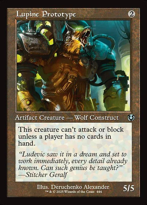 [Foil] INR 444 Lupine Prototype (0444 - Retro Frame) U