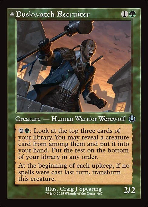 [Foil] INR 467 Duskwatch Recruiter (0467 - Retro Frame) U