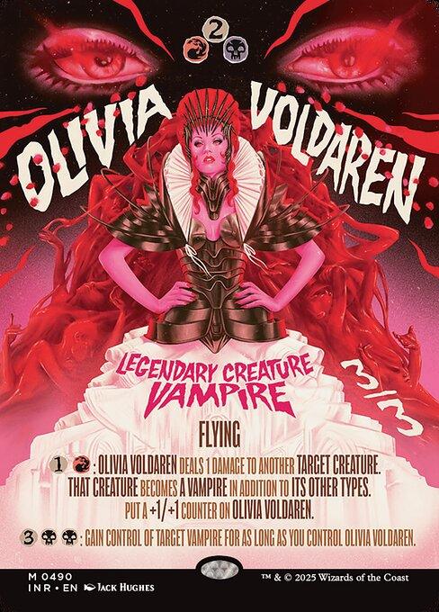[Foil] INR 490 Olivia Voldaren (0490 - Borderless Movie Poster) M
