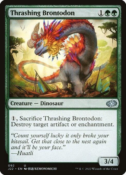 J22 092 Thrashing Brontodon U