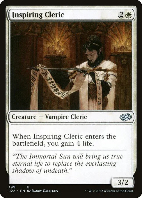 J22 199 Inspiring Cleric U