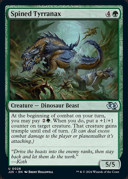 J25 026 Spined Tyrranax U