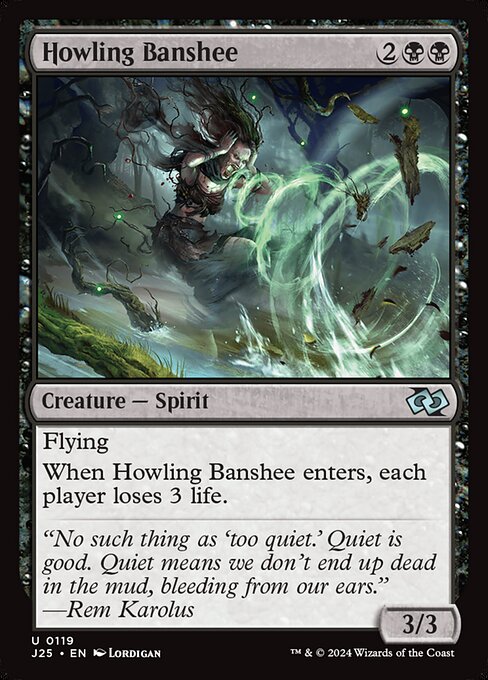 J25 119 Howling Banshee U